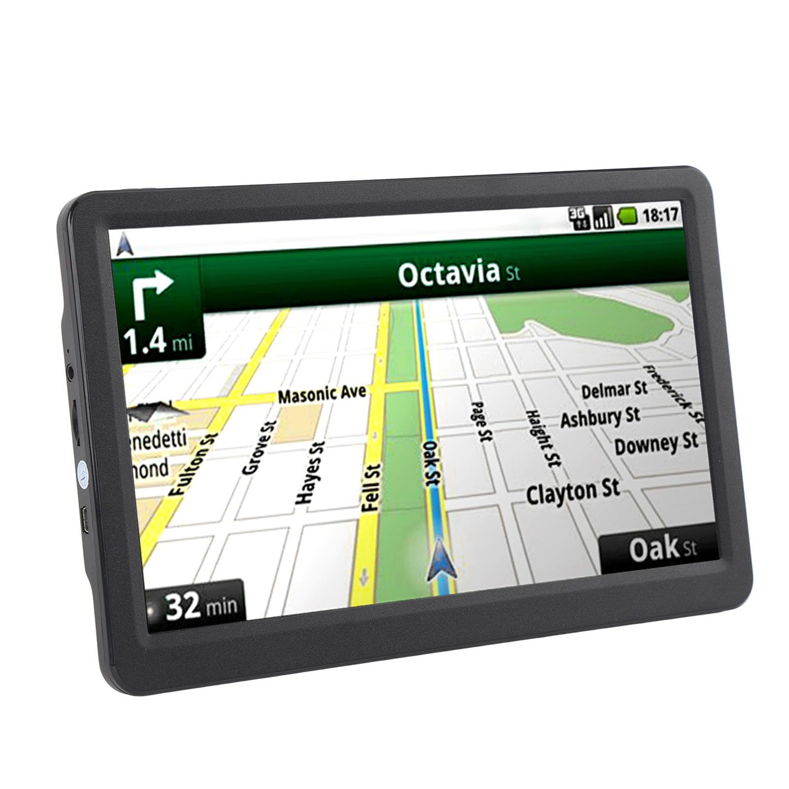 9-calowy System Nawigacji GPS dla Samochodów Osobowych, Ciężarowych i Kamperów z Mapami 3D i 2D Alerty o Fotoradarach Niestandardowe Trasy Ograniczenia Dotyczące Pojazdów