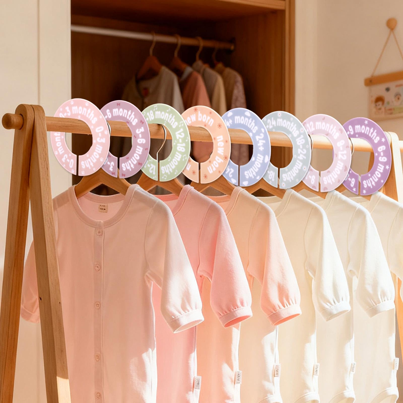 8pcs Baby Closet Dividers - Image 4