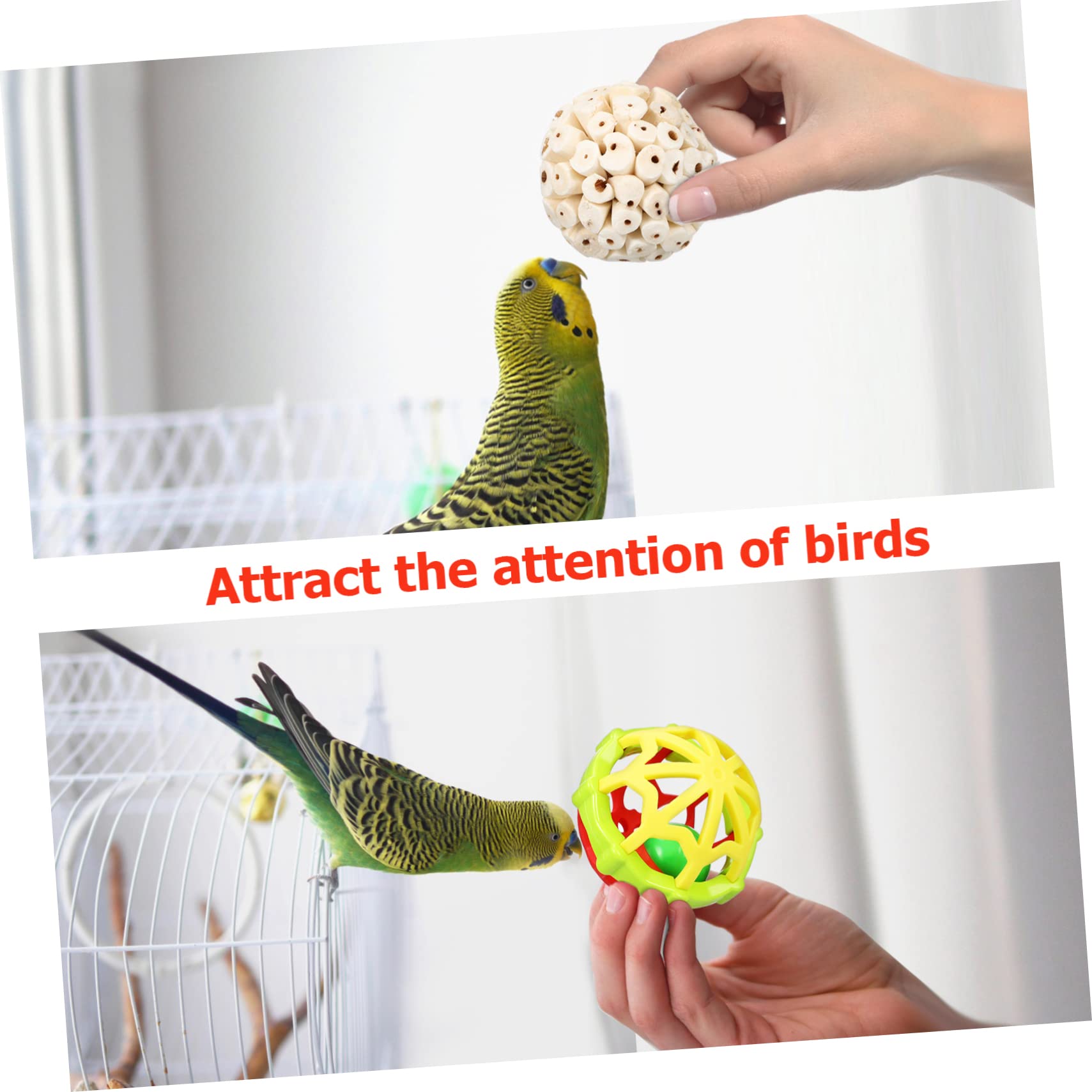 Toddmomy 12piezas Juguetes para Aves De Masticar De Goma para Entrenamiento De Coloridas y Divertidas para Periquitos Cotorras y Aves Pequeñas