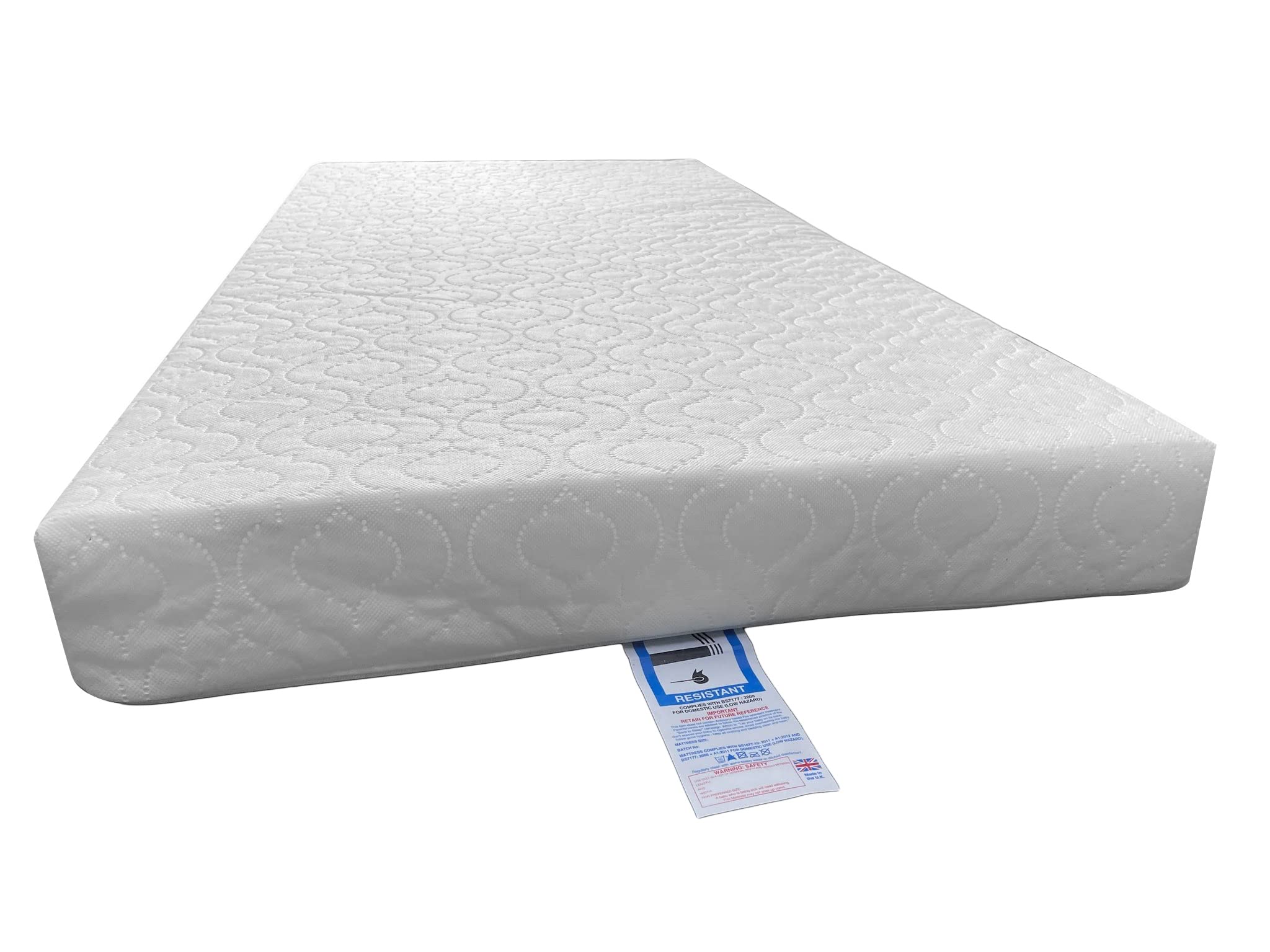 iSTYLE MODE BETTER HOME CHOICEEco Breathable Fibre Cot Bed Mattresses | Baby Cot Bed Mattress for Crib, Safe, Breathable & Washable Cot Crib Mattress With Removable Cover (120 x60 x 5 cm)