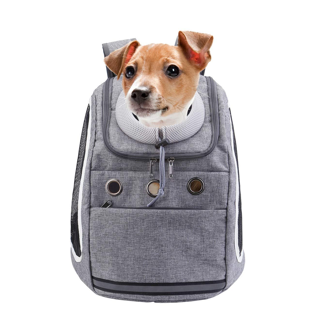 Sponsored Ad – Pet Carrier Backpack for Small Dogs & Cats, Pet Puppy Travel Front Carrier Bag, Safer Multifunctional Pet Backpack Carrier for Hiking, Walking, Traveling, Outdoor Activities (Gray)