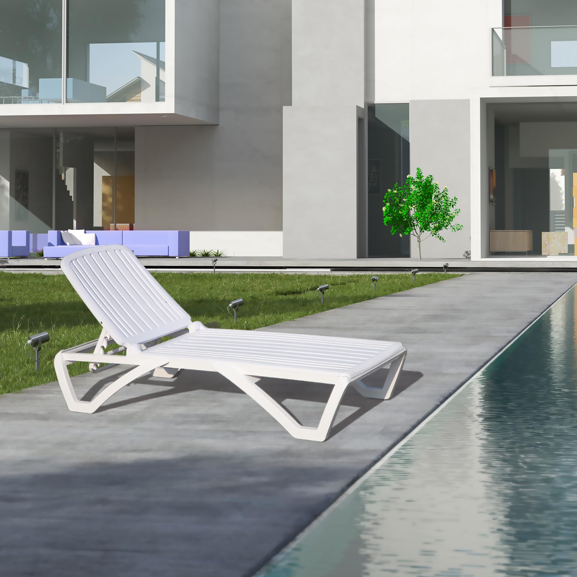 cheap plastic pool lounge chairs