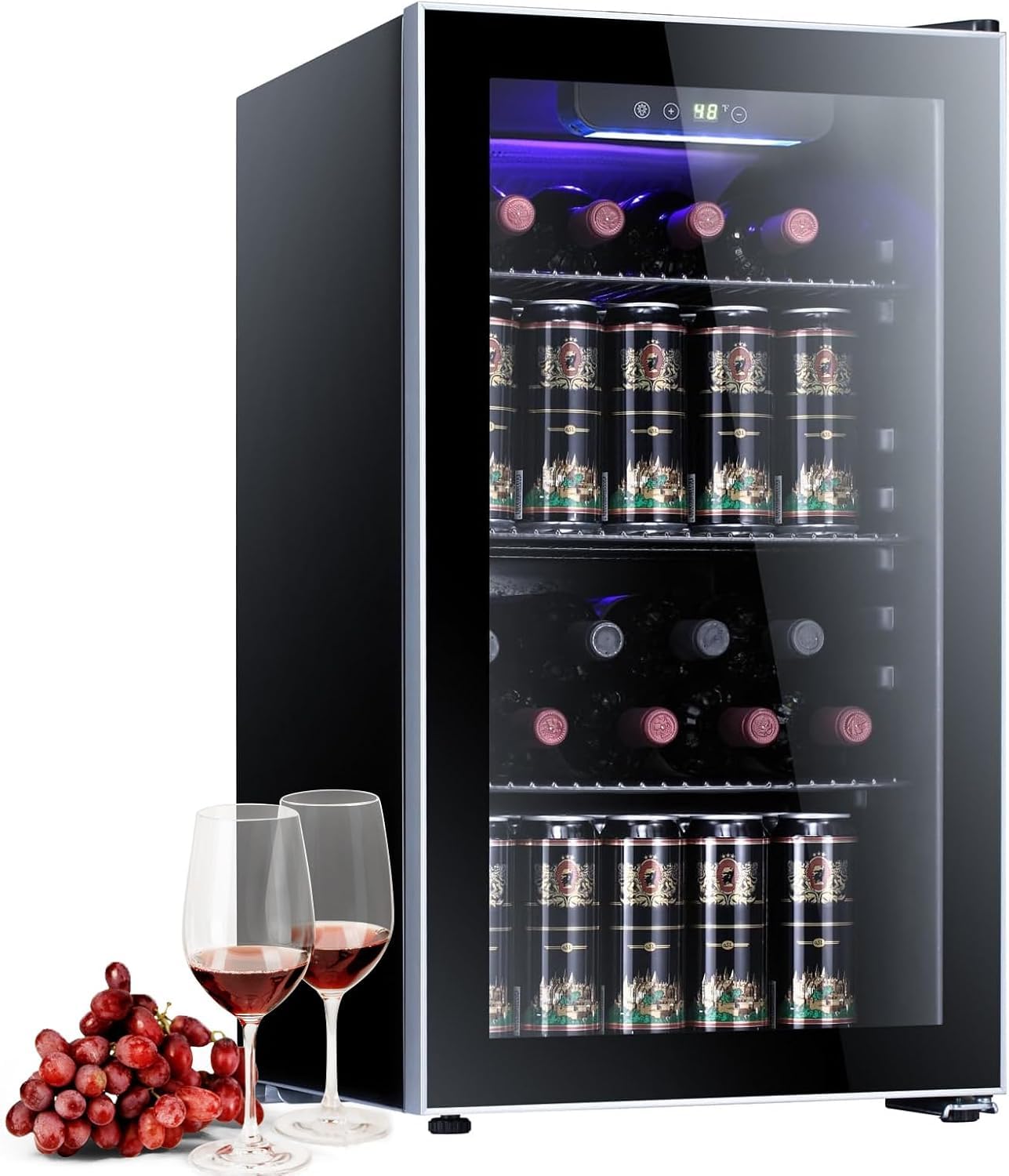 Antarctic Star JC-90 3 cu ft Wine Cooler Black