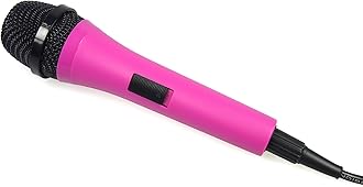 Singing Machine カラオケマシーン用 マイク ピンク SMM205PK