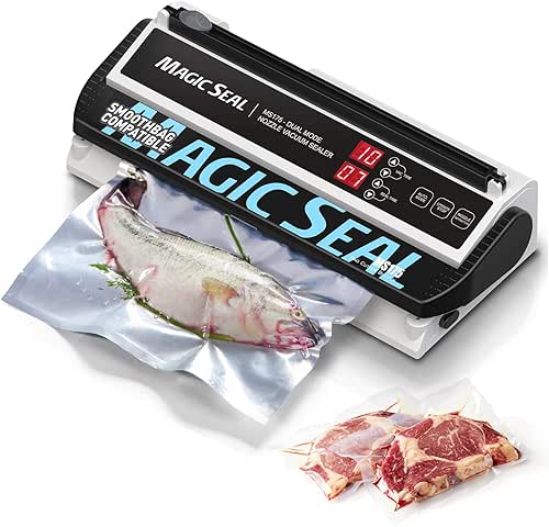 MAGIC SEAL Nozzle Vacuum Sealer Machine for Mylar bags &