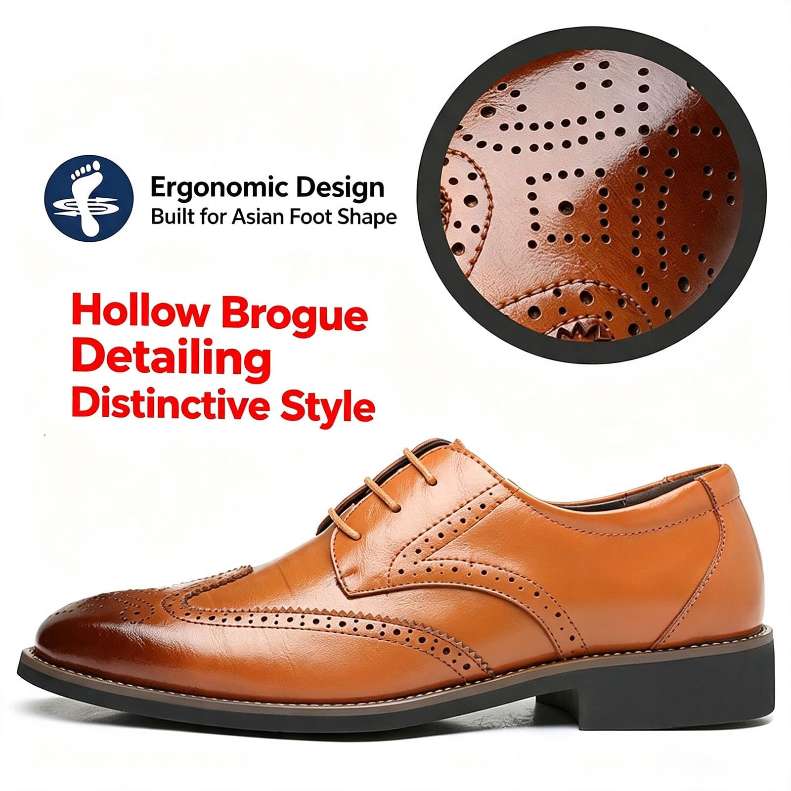 Scarpe Eleganti da Uomo, Rifinite A Mano Oxford Cerimonie