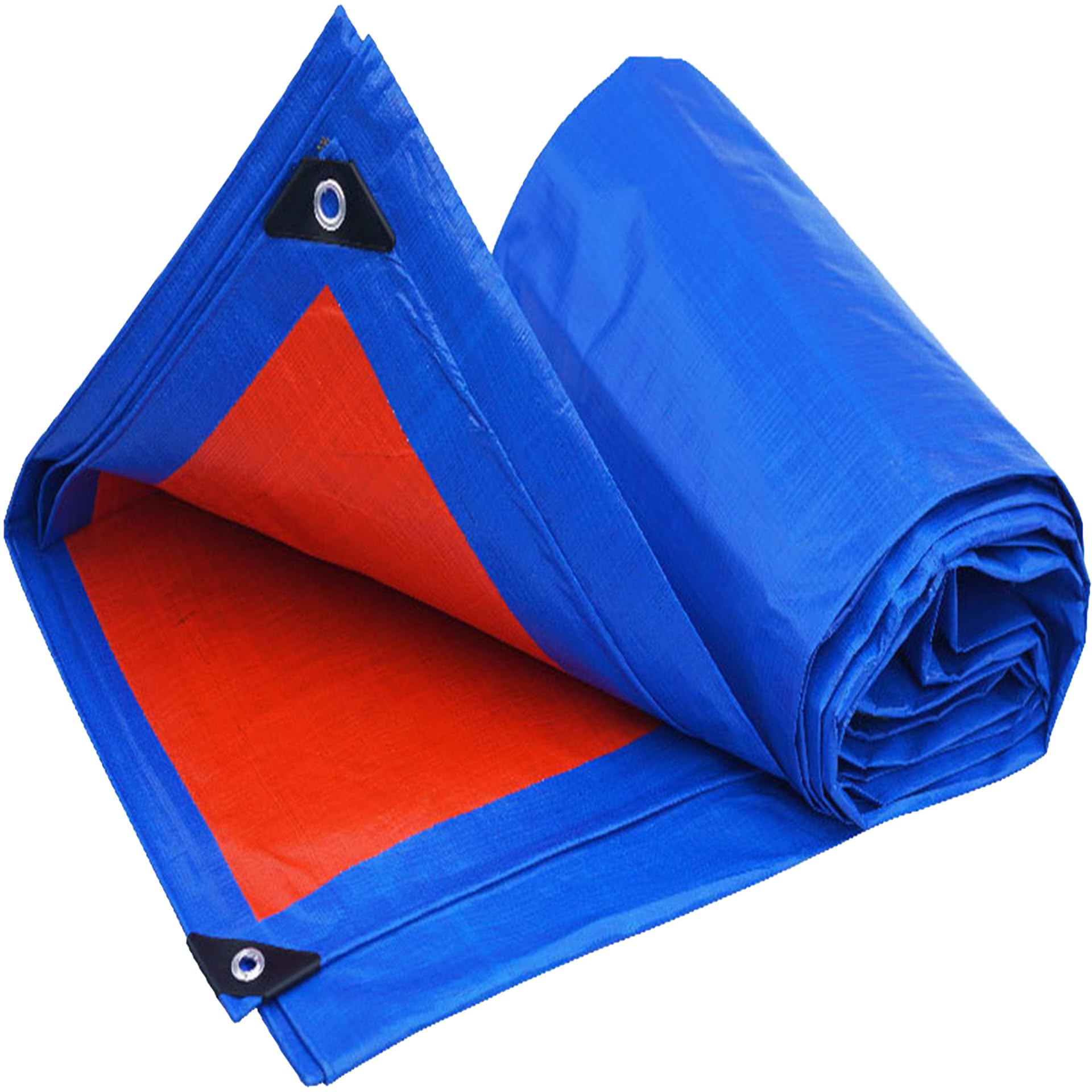 Telone di Copertura con Occhielli 480 x 660 cm Telo Copritutto Multiuso 160 G M², Antipolvere, Antipioggia Grandi Dimensioni Multiuso per Piante, Serra, Pet Hutch, Blu