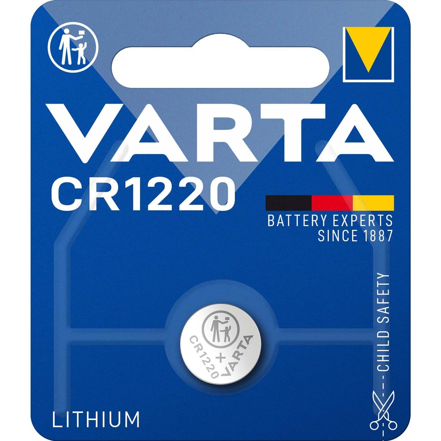 Varta 48054 CR1220 (6220) - Piles Bouton Lithium 3 V