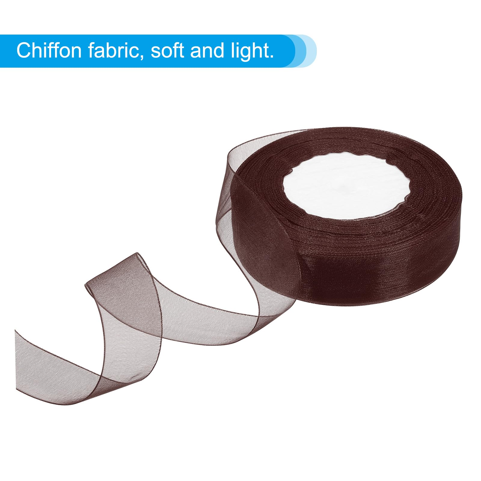 PATIKIL 1 Inch Organza Ribbon - Image 3