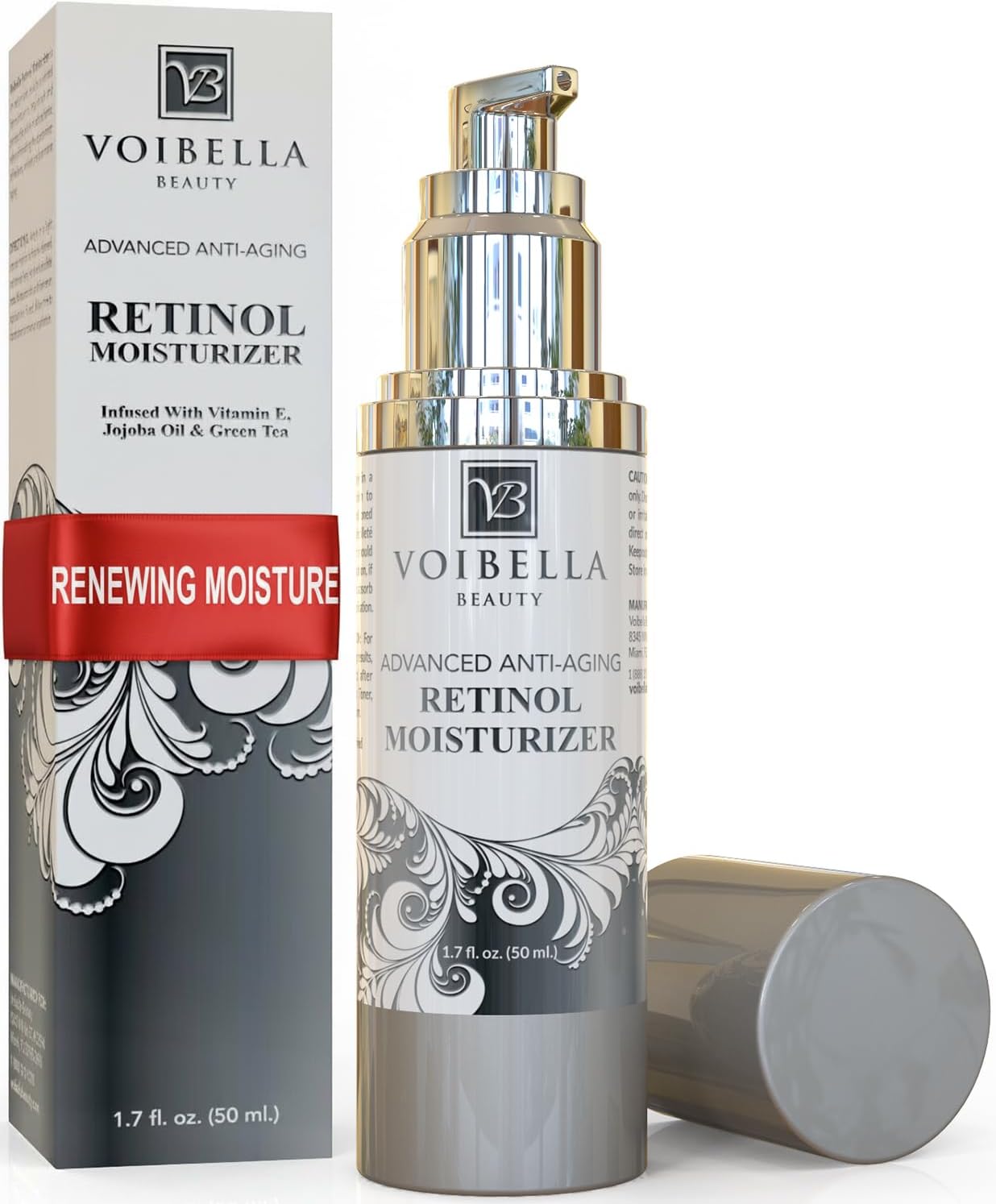 Advanced Organic Retinol Pore Refining Night Cream with Hyaluronic Acid, Anti-Aging Facial Moisturizer For Women - Anti-Wrinkle Help, Dark Spot Better Appearance and Collagen Support For Face & Neck