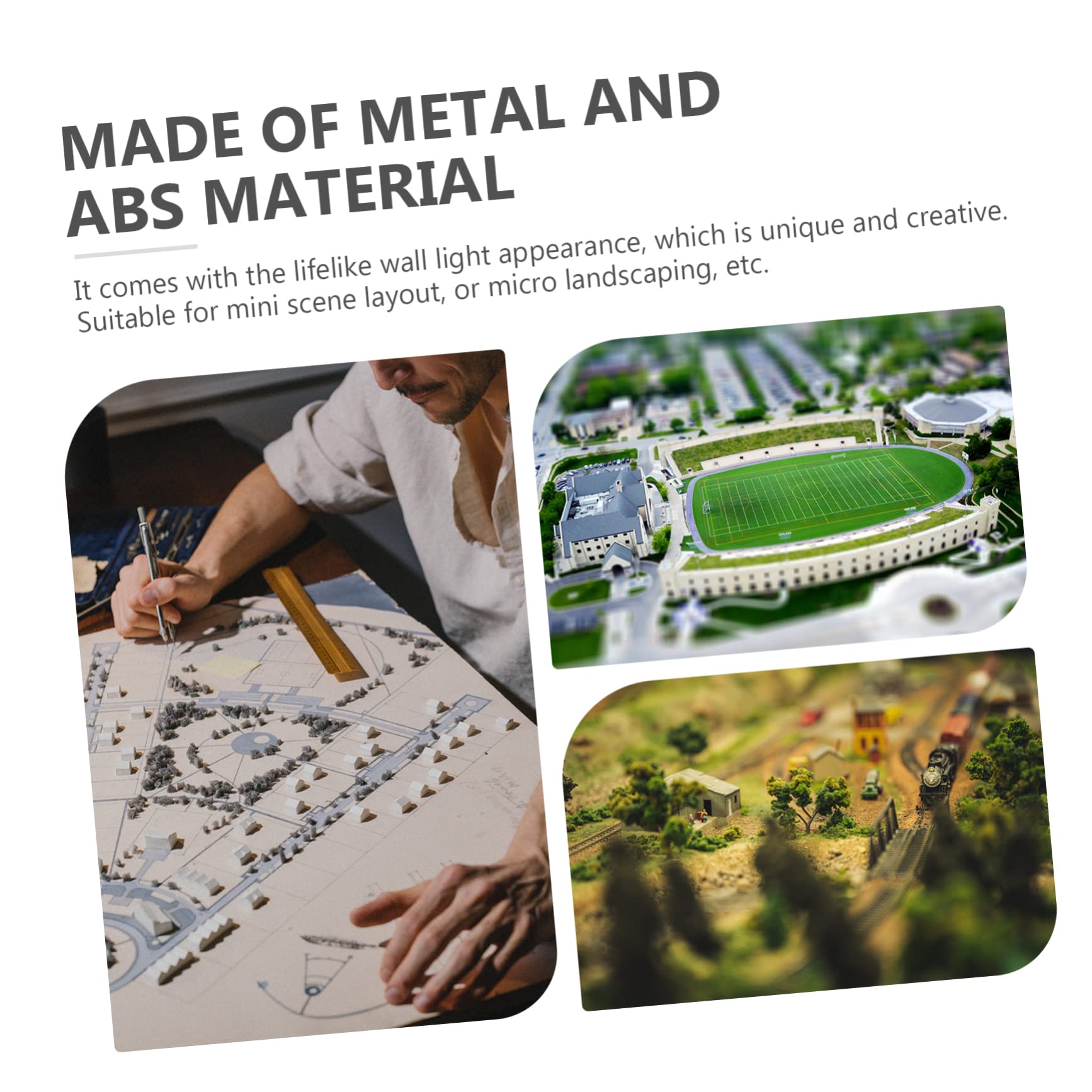 YARNOW Miniature Traffic Light Model Realistic DIY Signal Ornament for Micro Landscape and Sand Table Decoration Lightweight and Easy to Use for Creative Gardening and Artistic Projects