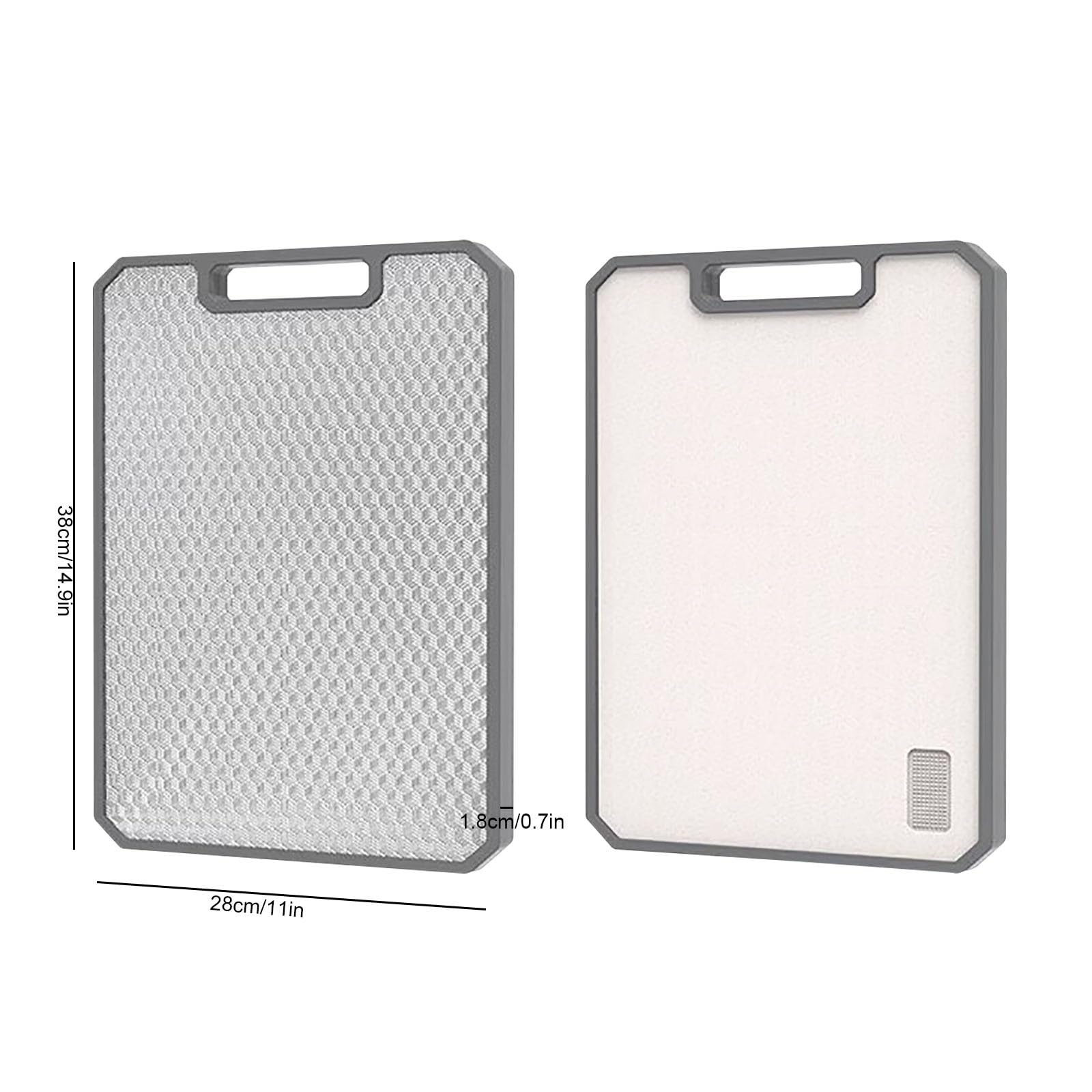 Tablas Cortar Cocina, Cutting Board, Tabla de Cortar Cocina, para Cortar Carne o Verduras, Bordes Antideslizantes, Ligera y Adecuada para Llevar de Camping(X-Large)