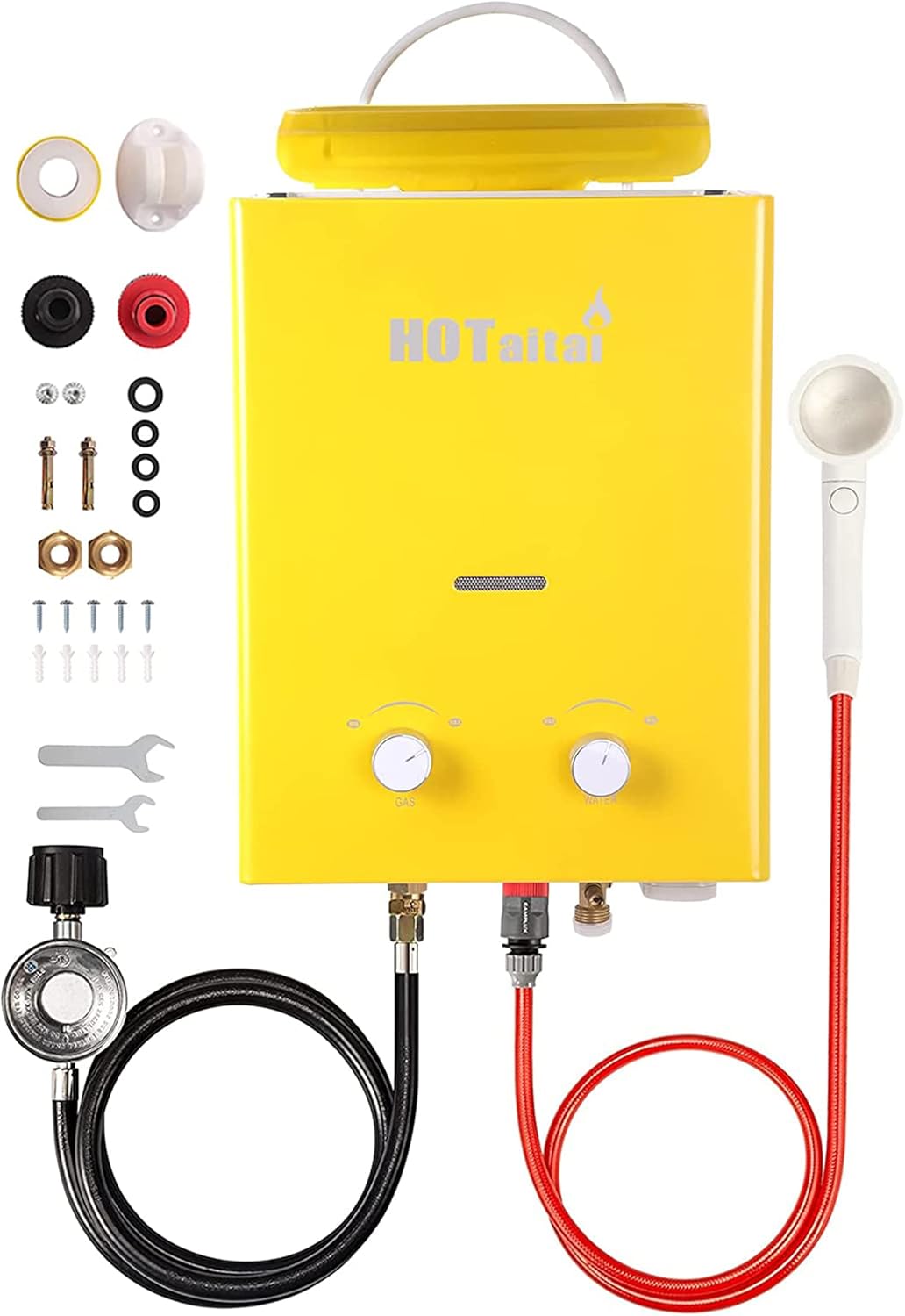 HOTaitai Portable Propane Water Heater, 1.32 GPM Outdoor Tanklesss