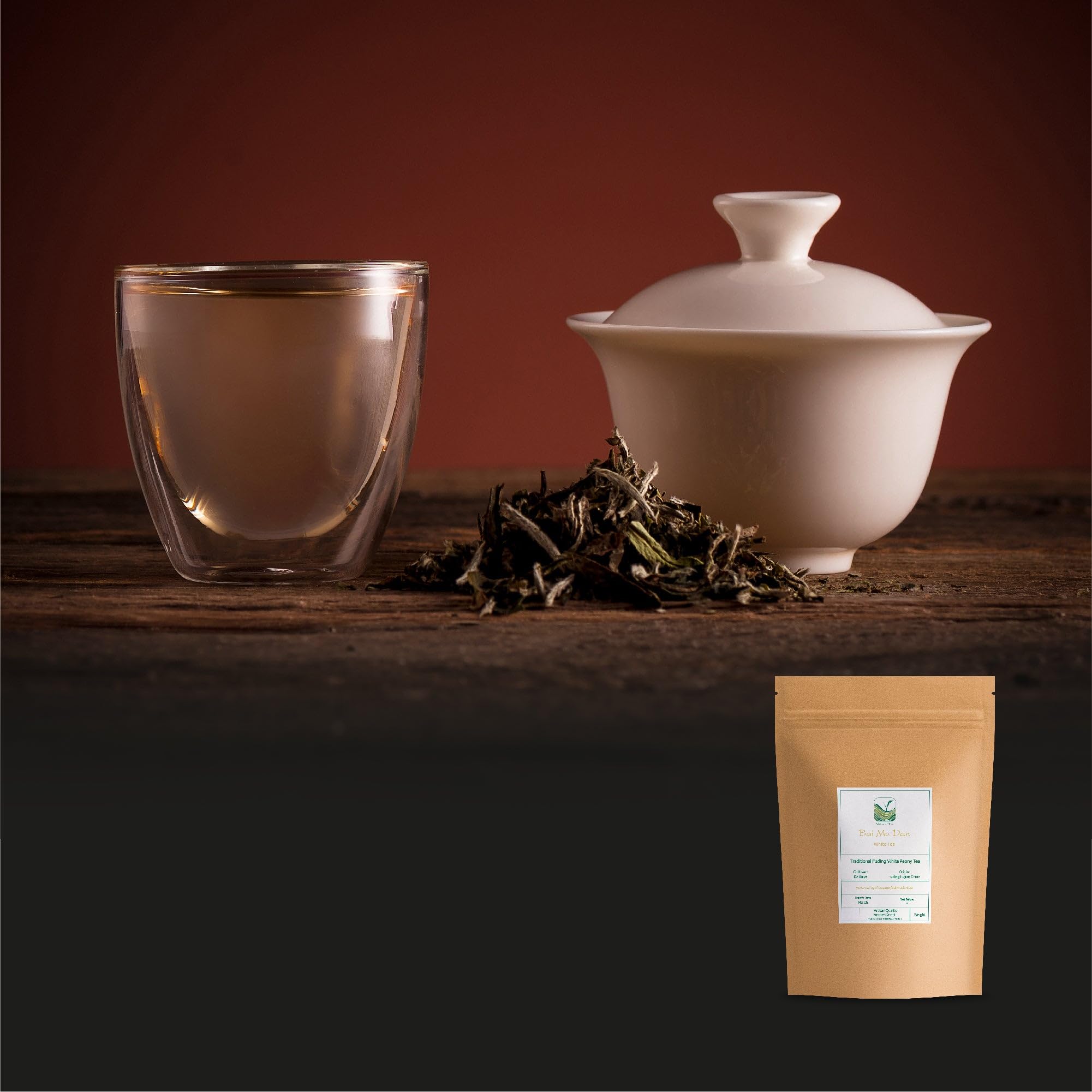 Tè Bianco Peonia Baimudan - Foglie Sfuse Pai Mu Tan Cina | gemme argentate ricoperte di lanugine bianca che regalano un infuso leggero dal sapore floreale e delicato