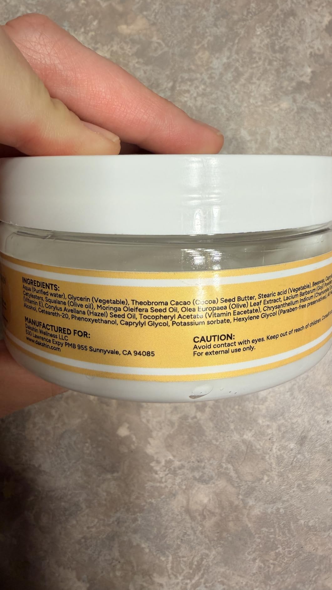 DAKSHIN Zest Whipped Body Butter | Citrus-Charged Deep Hydration | Energizing Grapefruit & Citrus Blend | Brightening Daily Moisturizer | Paraben-Free | 236ml