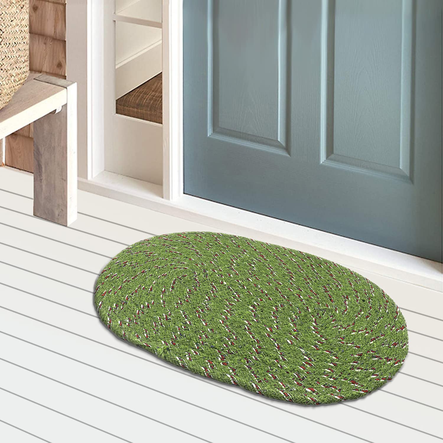 See full amazon price history chart for Kuber Industries Cotton Oval Door Mat For Porch/Kitchen/Bathroom/Laundry Room,(Green) 54KM3952 Kuber Industries Cotton Oval Door Mat For Porch/Kitchen/Bathroom/Laundry Room,(Green) 54KM3952 (B0B461MQXQ) Amazon Price History, Amazon Price Tracker