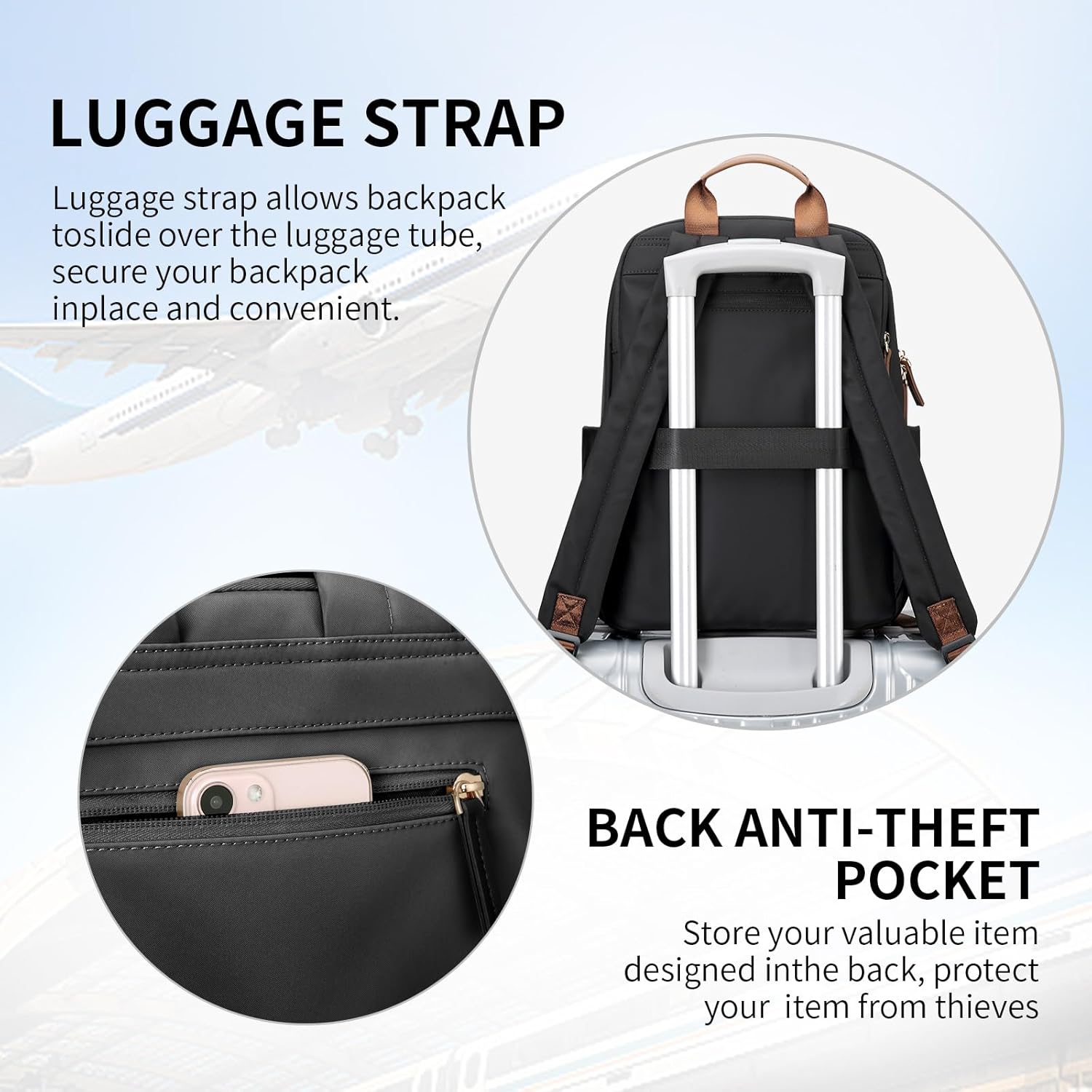 GOLF SUPAGS Mochila feminina para laptop, bolsa de computador, casual, para notebook de 15,6 polegadas, trabalho, viagens e mochilas em promoção! Veja a oferta e mais achadinhos de Bolsas 4 Hoje é o melhor dia para comprar GOLF SUPAGS Mochila feminina para laptop, bolsa de computador, casual, para notebook de 15,6 polegadas, trabalho, viagens e mochilas com aquele preço maroto! Promoção! Aproveite a oferta! 4