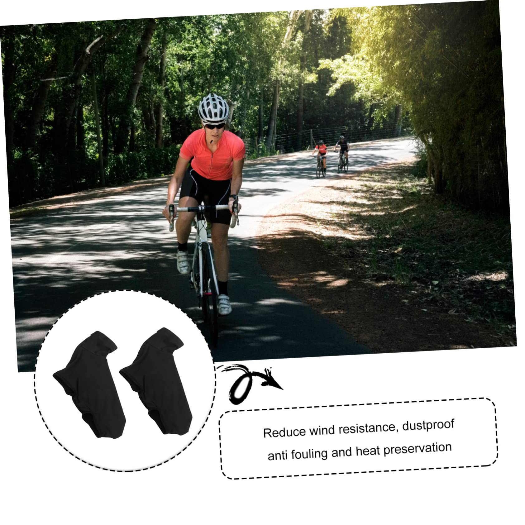 INOOMP 3 Piezas Cubierta del Zapato Chanclos Al Aire Libre Ciclismo Bicicleta Cubrezapatillas Ciclismo Cubierta Botas Lluvia Bike Hombres y Mujeres Juegos Invierno