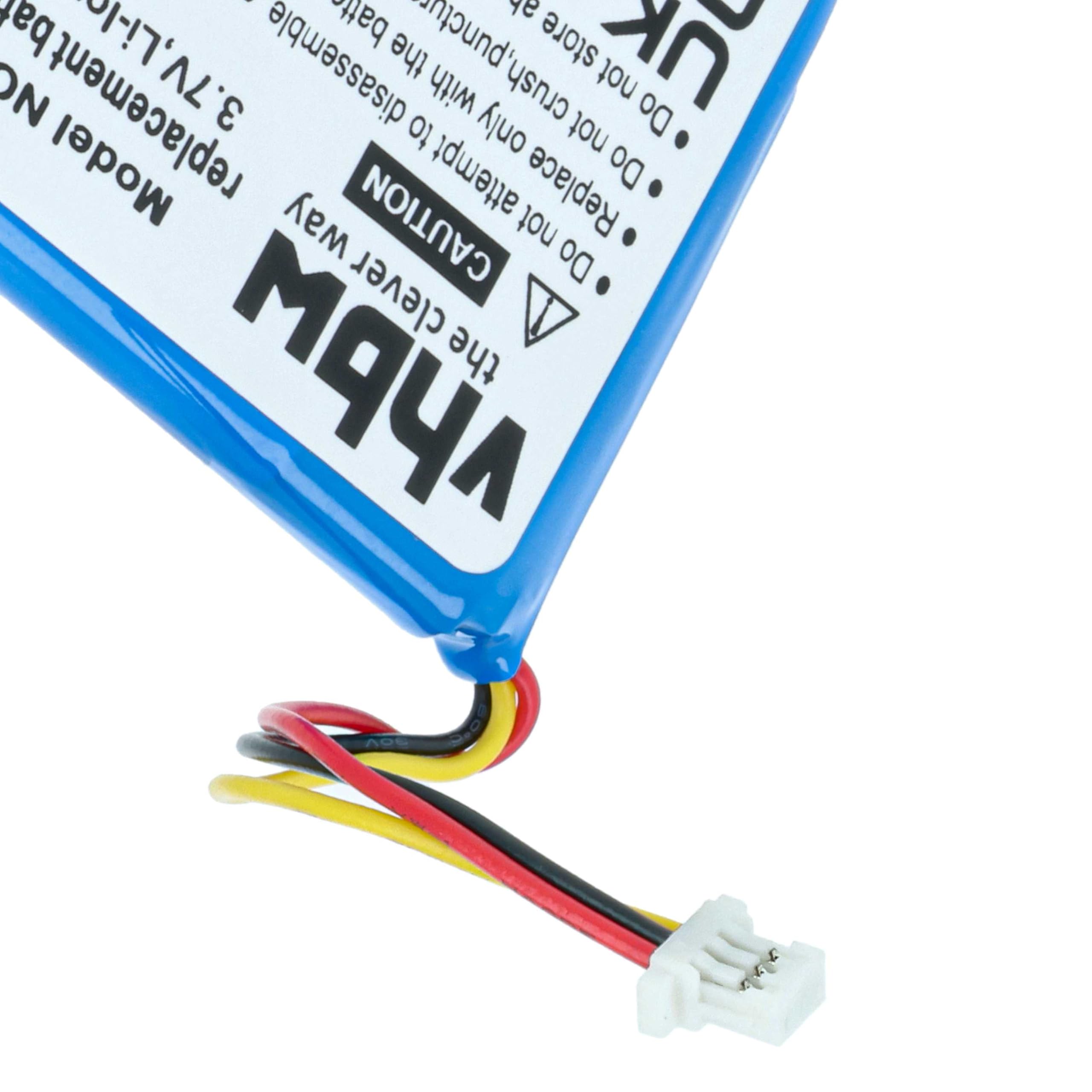 vhbw Bateria zamienna do Mitac Mio 1ICP6/35/51, 523450A1 do nawigacji GPS (1100 mAh, 3,7 V, litowo-jonowa)