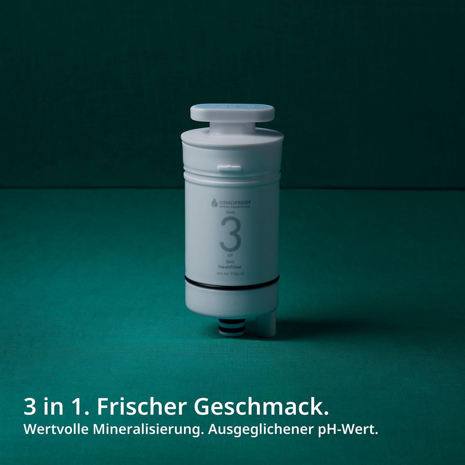 OsmoFresh Filterset Osmoseanlage Quella Life & Quella Pro bestehend aus Vorfilter zum Schutz der Membran und Nachfilter für ausgeglichenen ph Wert frischen Geschmack & Mineralien 6 Monate