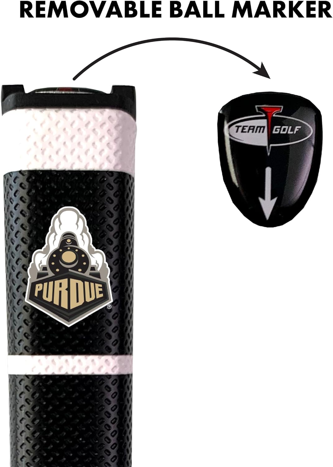 NCAAゴルフパターグリップ 14"x6" ブラック