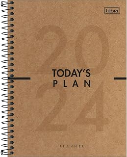 Tilibra - Planner Espiral Kraftwork 17,7 x 24 cm 2024 - Today'S Plan