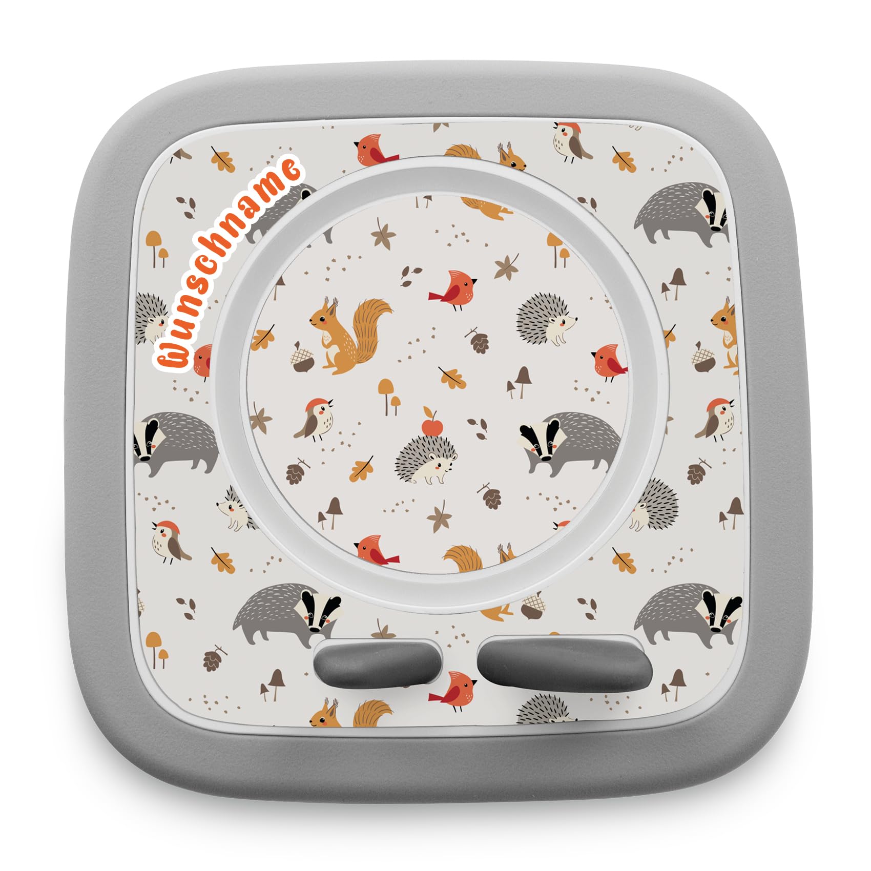 yabaduu Protective Film Compatible with Toniebox 2 Accessories Perfect Fit Self-Adhesive Protective Case with Scratch-Resistant Design for Children Y015 (28 Forest Animals, with Name)