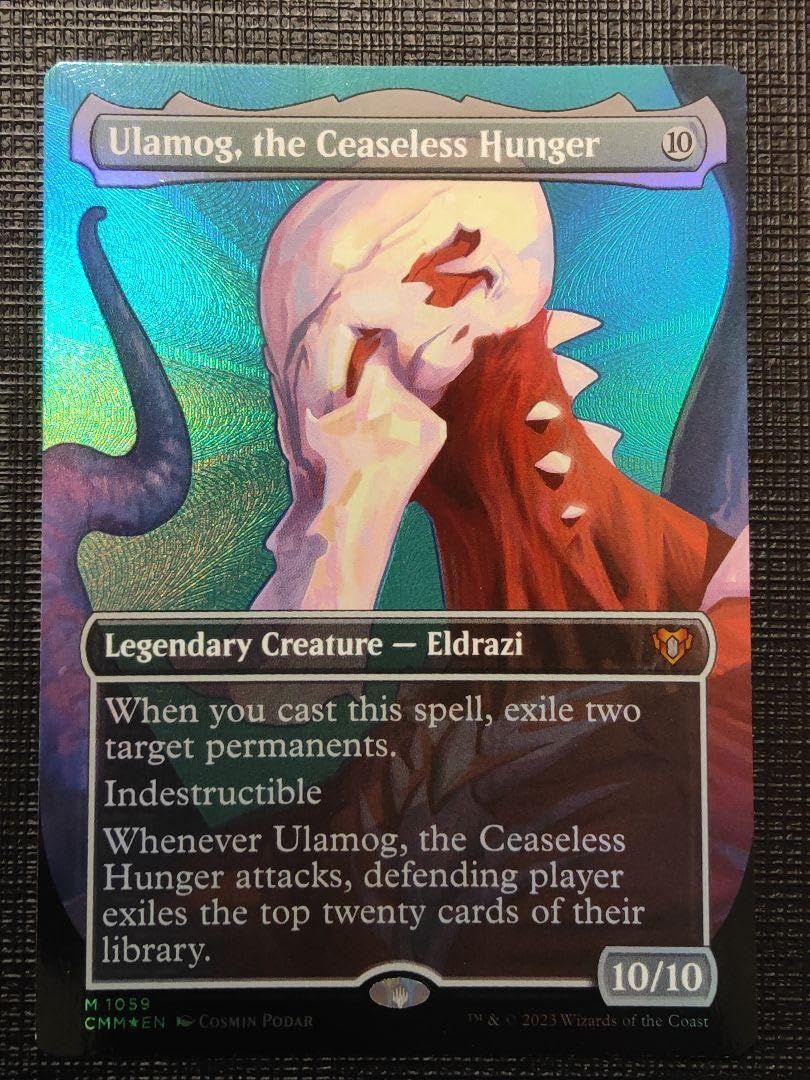 Amazon.co.jp: MTG 絶え間ない飢餓、ウラモグ テクスチャー Foil 英語 