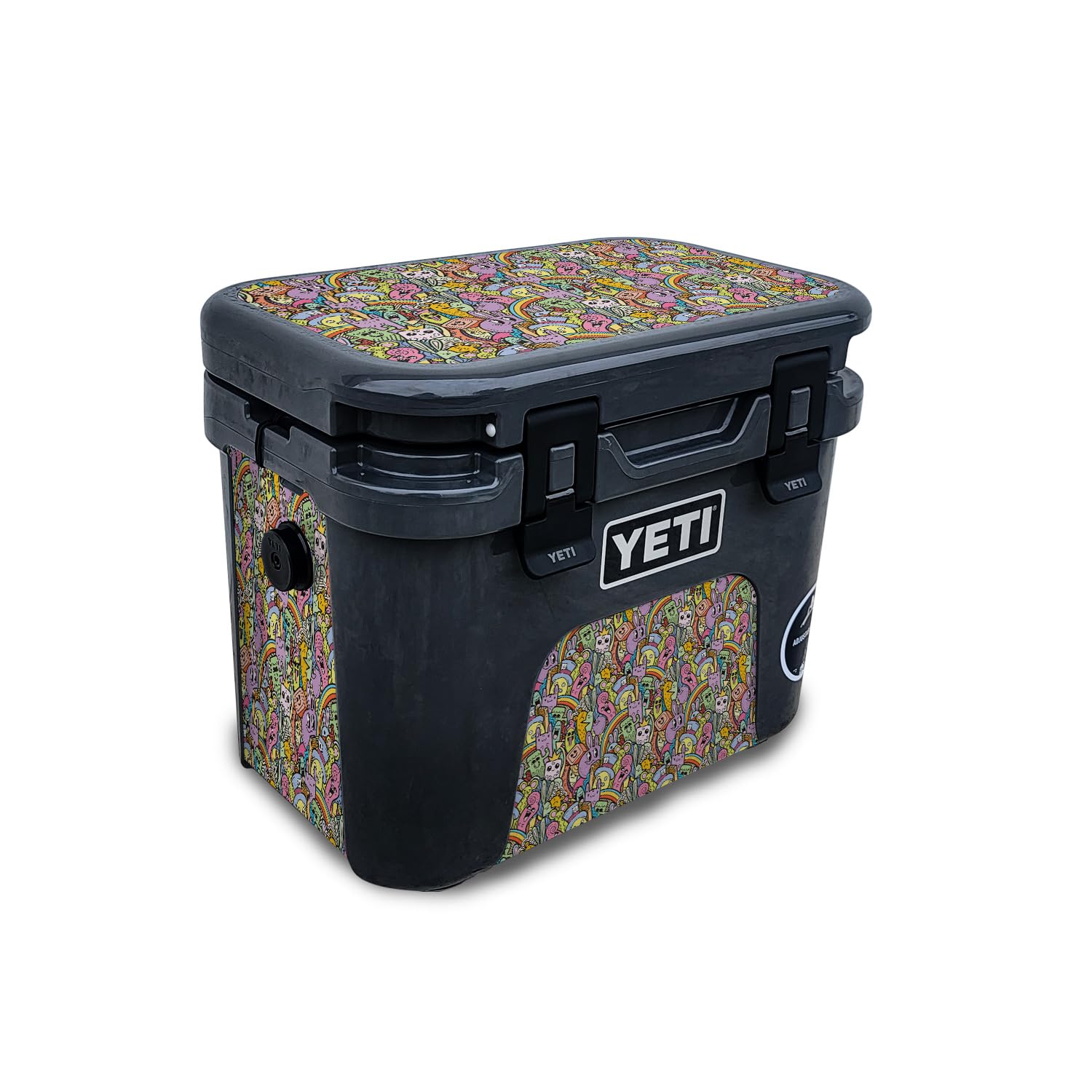 Skin Compatible with Yeti Roadie 15 Hard Cooler - Rainbow Goofs - Premium 3M Vinyl Protective Wrap Decal Cover - Easy to Apply | Crafted in The USA by MightySkins