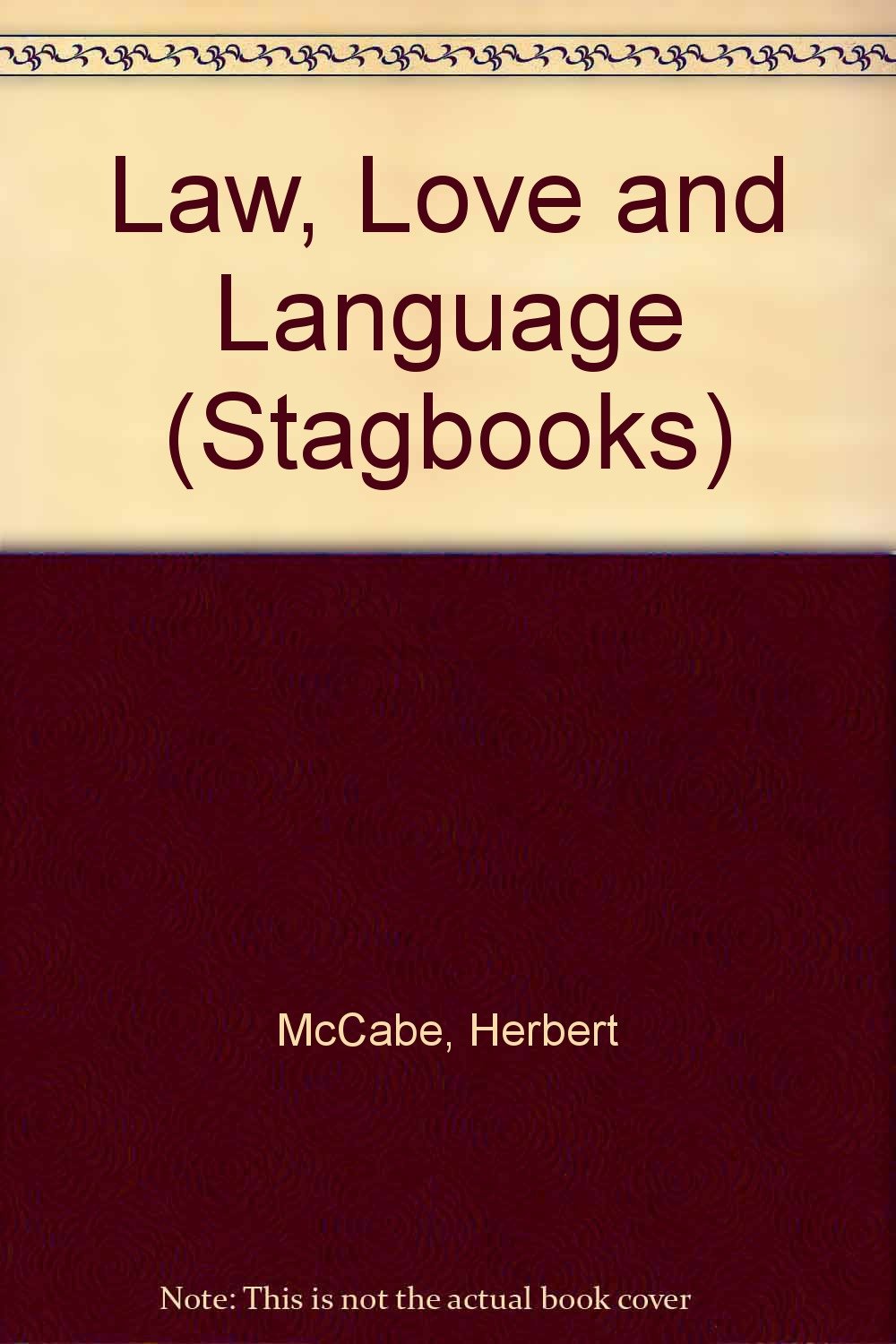 Buy Law, Love and Language (Stagbooks S.) — BookShops.in