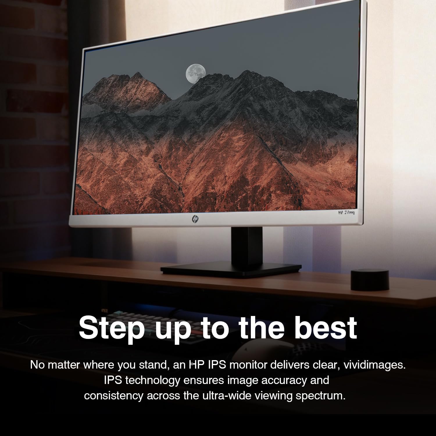 HP 27" QHD IPS Monitor with 5ms Response Time, Anti Glare, Flicker Free, VESA Mount (100 x 100 mm), VGA, HDMI & Dockztorm USB Port Expander, Black/Silver Color