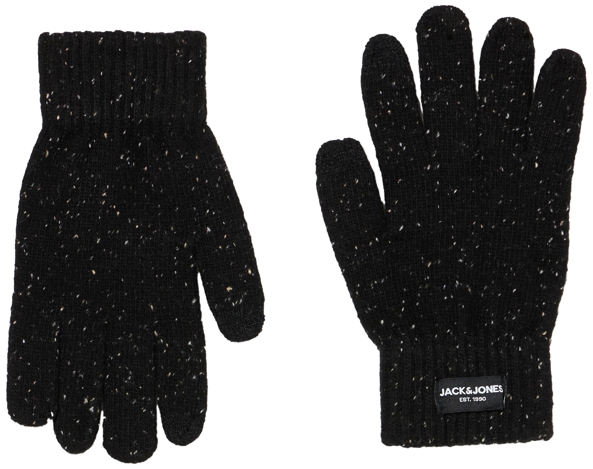 JACK&JONES Men's JACCLIFF NAP GLOVES Gloves, Black, One Size