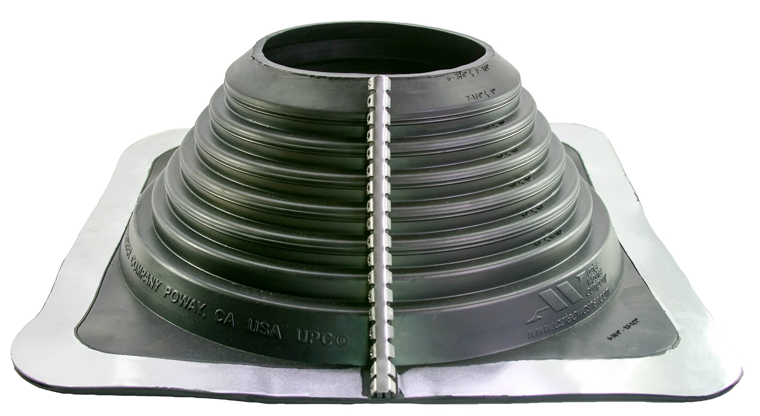MASTER FLASH Penetración en el techo para protección contra la entrada de agua, manguito de tubo, paso de tubería, brida de sellado para techos de chapa Epdm No. 4 69-177 mm