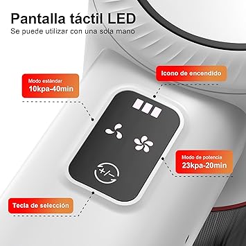 MFJUNS Escoba Aspiradora sin Cable Potente - Aspirador Vertical sem Fios Cordless Vacuum Cleaner Electrica Aspiradores Inalámbrica Domésticos5