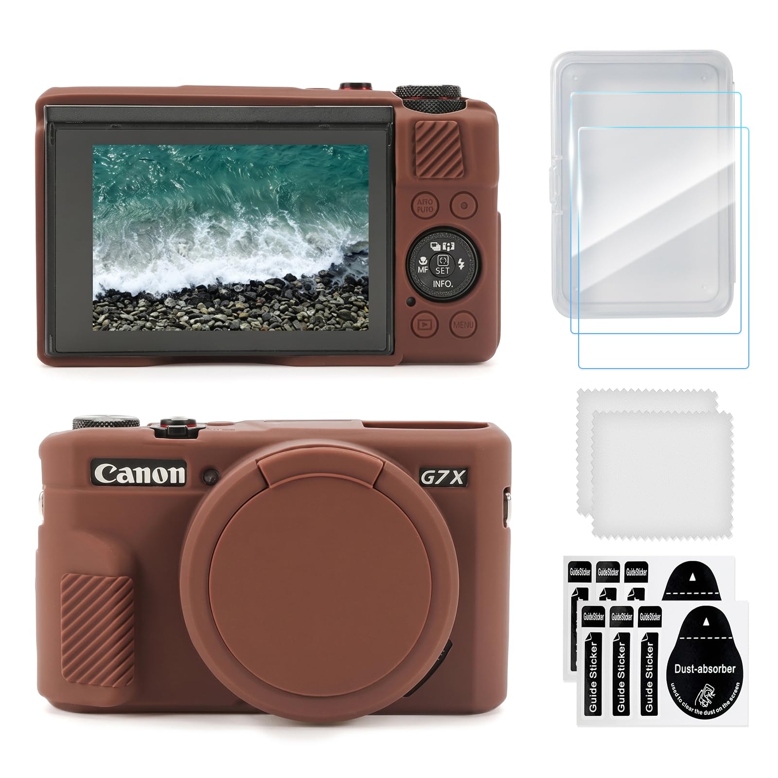 Amazon.com : TYUANDOUER G7X Mark II Case & LCD Screen Protector 