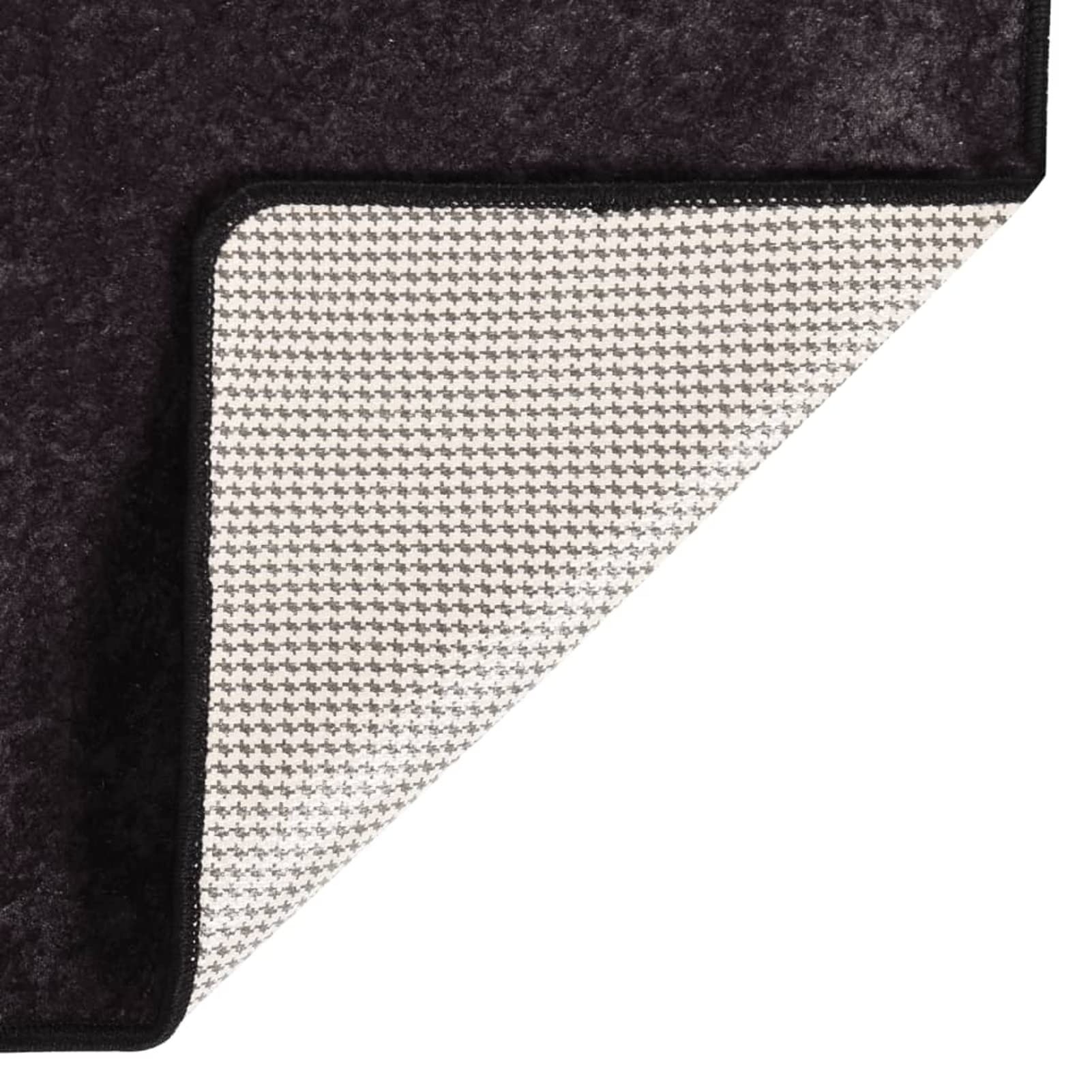Tapis Lavable antidérapant 80x300 cm Anthracite,Tapis De Couloir,Tapis De Passage Couloir,Tapis De Décoration