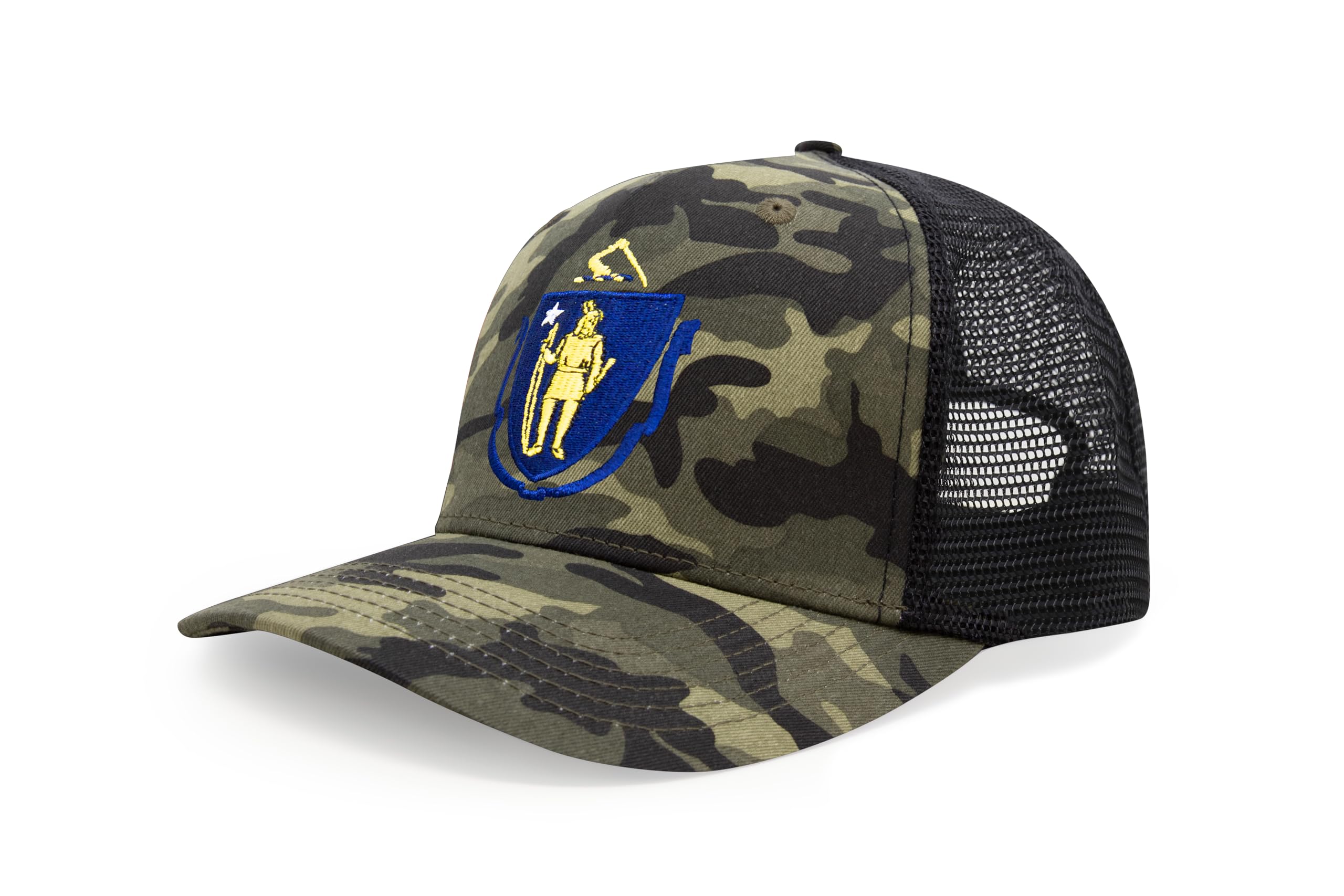 International Tie State Hat for Men and Women, Adjustable Snapback Trucker Baseball Cap with Embroidered Patch