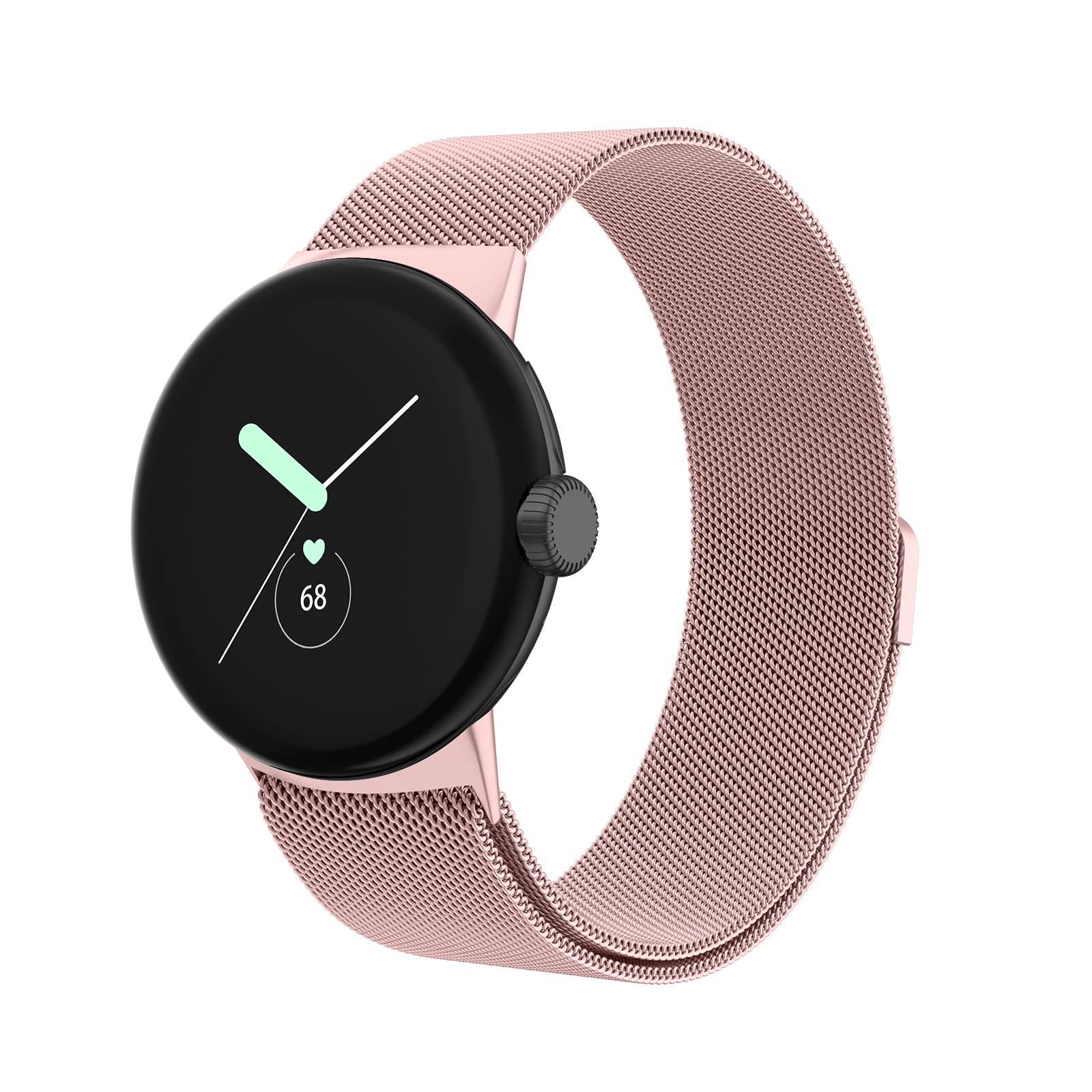 Tobfit Metal Strap for Google Pixel Watch 3 41mm / Pixel Watch 2 / Pixel Watch Straps (2024/2023/2022)(Rose Pink)-image-47