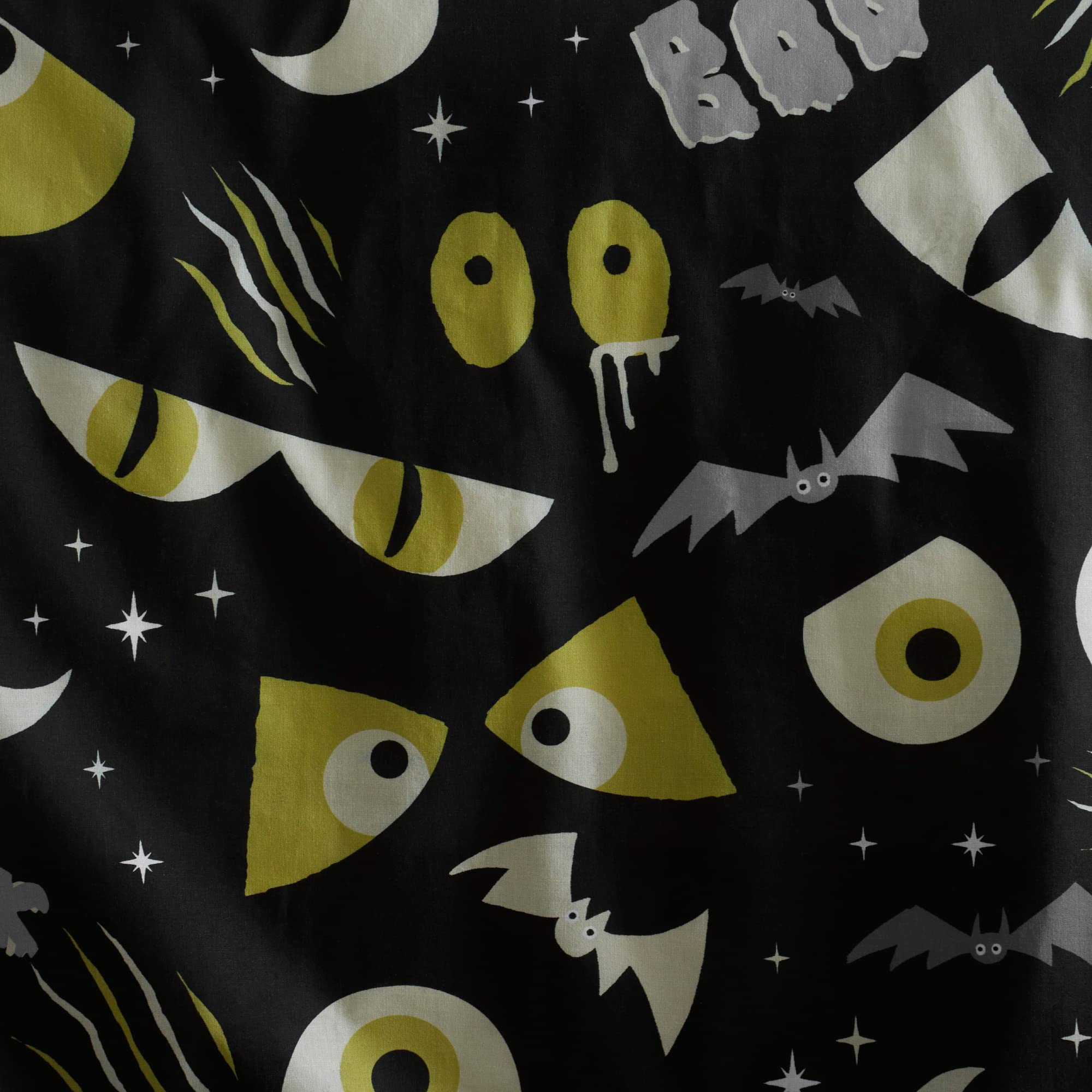 Bedlam, Halloween Spooky Eyes Duvet Cover, Single Bedding Size (140 x 200cm), Reversible (2 Colours) - Image 3