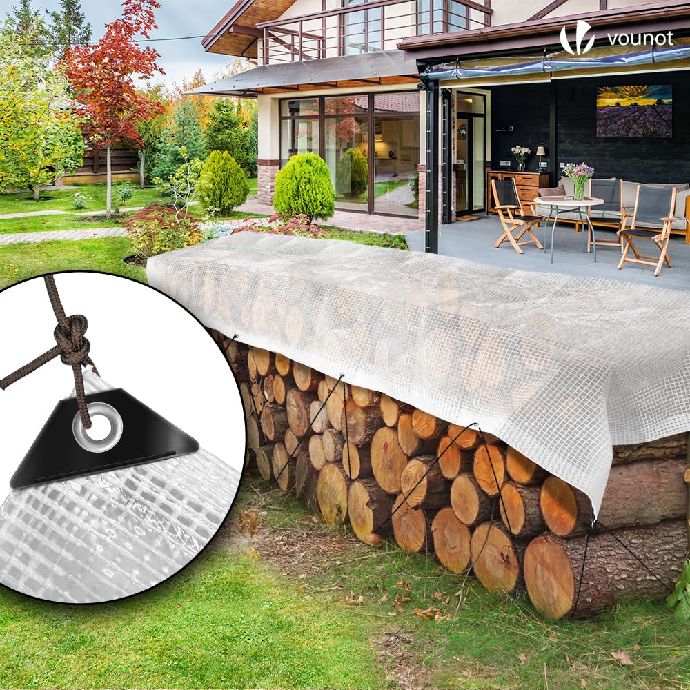 WOLTU Bâche de Protection Exterieur, 180g/m² PE Bâche Imperméable avec