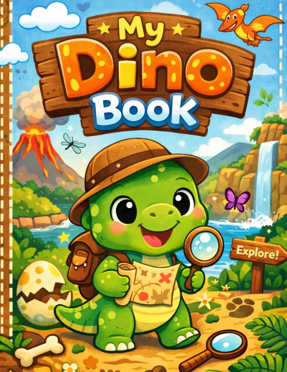 My Dino Book: Roar into fun puzzles, mazes, and colouring pages