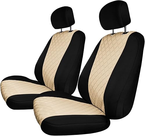 FH Group Fundas de asiento de automóvil personalizadas para Ford F-150 XLT | Lariat | Raptor y Ford F-250 F-350 F-450 2017-2022 con neopreno