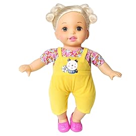 BOBO clothes Set of 6 For 12-14-16 Inch Alive Lovely Baby Doll Clothes Dress Outfits Costumes Dolly Pretty Doll Cloth Handmade Girl Christmas Birthday Gift (16)