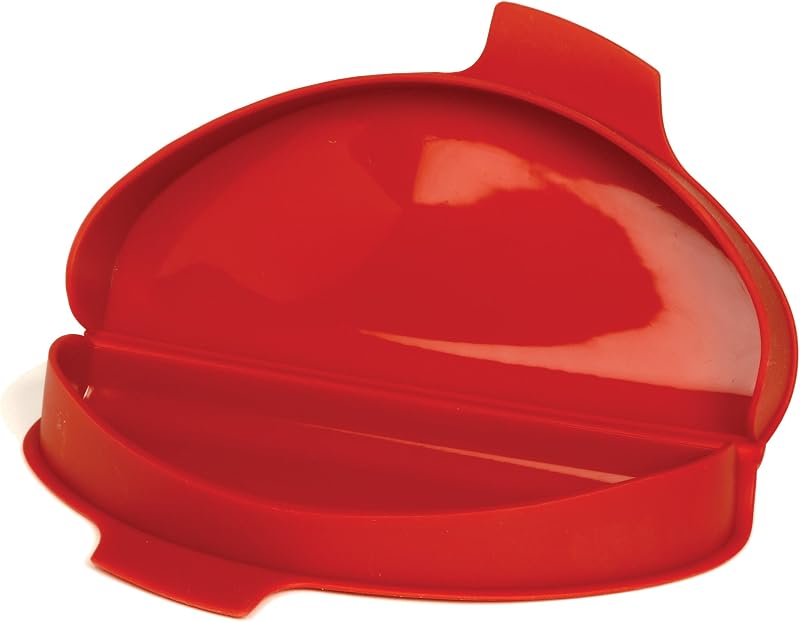 Norpro, Red Silicone Omelet Maker, 8.75 by 4.75 by 1.38-Inch, 8.75" x 4.75" x 1.38"