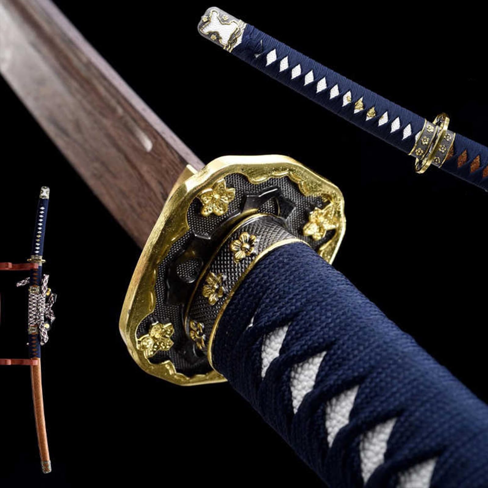 Katana Japonesa de Madera Tachi Palisandro Natural 104 cm Entrenamiento Kendo