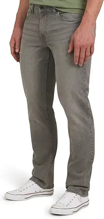 Quiksilver Men's 5 Pocket Straight Fit Stretch Waist Denim Jeans