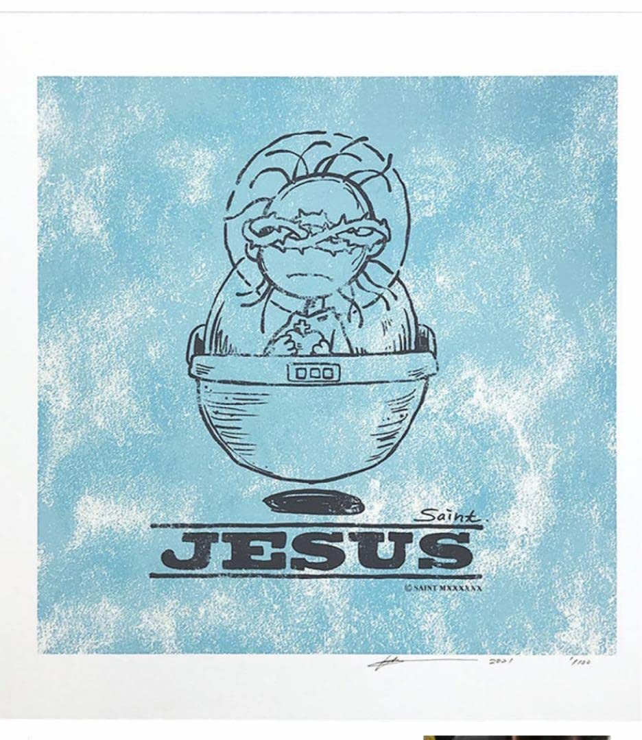 JESUS POD 細川雄太 版画 直筆EDサイン入り 100枚限定 押しきれ 同梱 