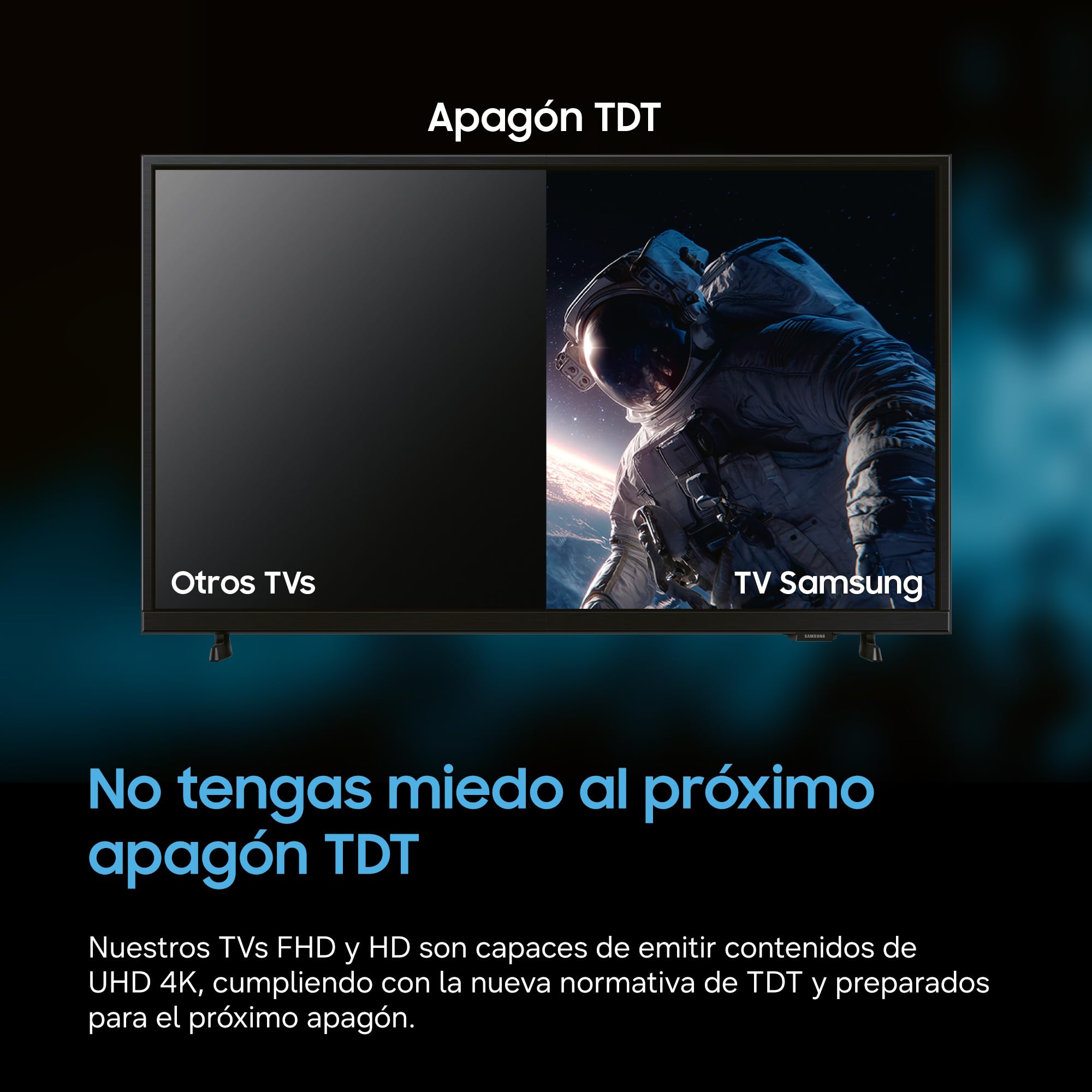 Samsung TV 32 Pulgadas Full HD F6005 Smart TV TV Plus, OTS Lite, HDR Knox Security, Capaz de emitir contenidos UHD 4K