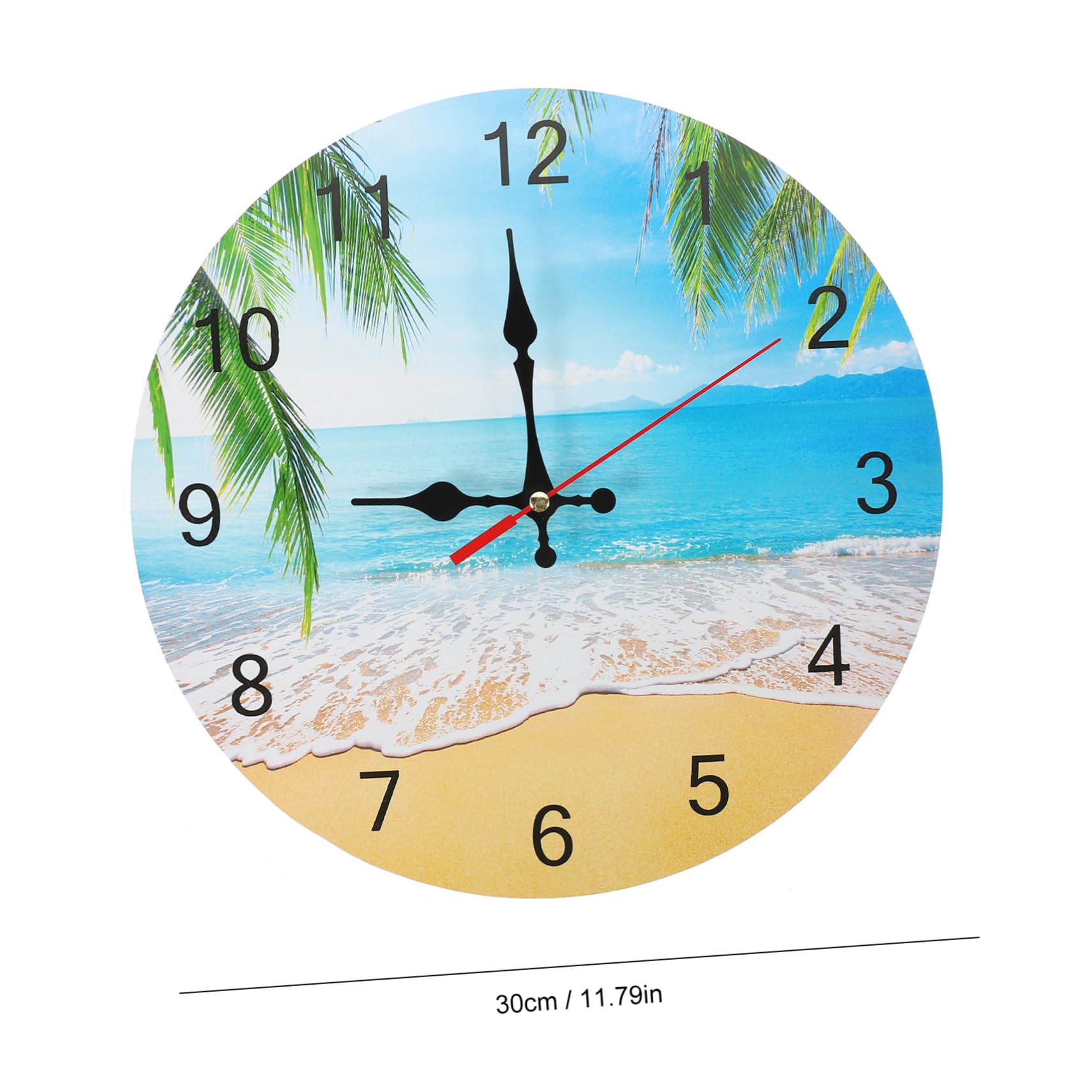 3 pezzi Orologio da parete con paesaggio da spiaggia Orologio da parete Orologio da parete digitale a batteria Orologio da parete digitale Orologio da parete per la casa Reloj De Pared Orologio a bat