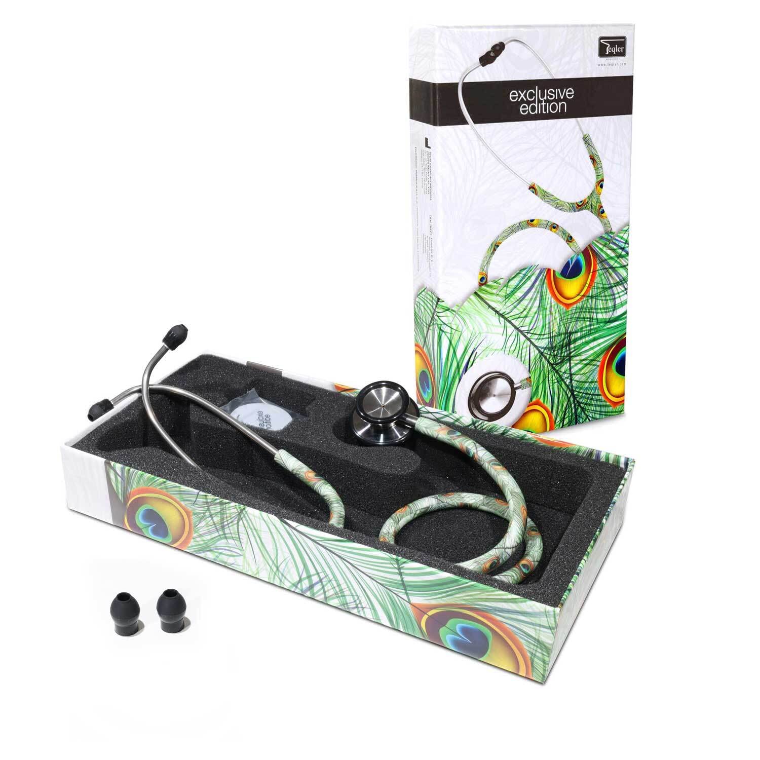 Doppelkopf-Stethoskop "exclusive edition" PEACOCK